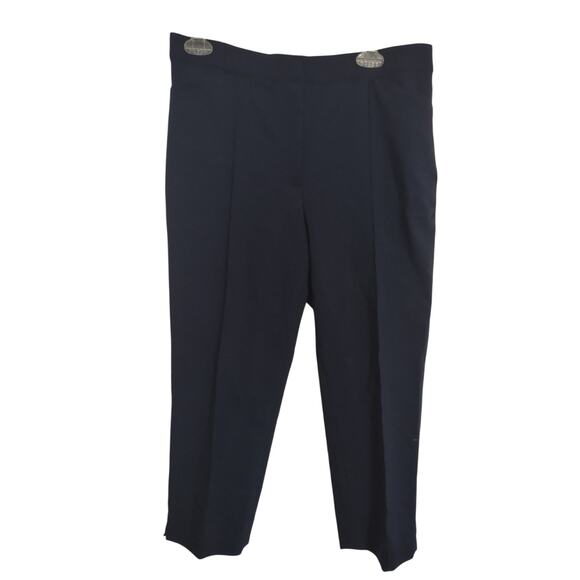 Ruby Rd. Navy Ankle Pants - Picture 1 of 4